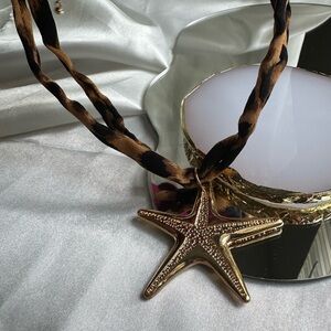 ✨ Just In fashion Gold Starfish Pendant Necklace